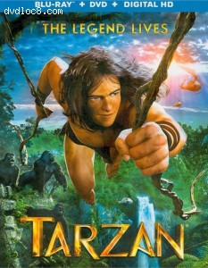 Tarzan (Blu-ray + DVD + UltraViolet) Cover