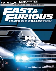 Cover Image for 'Fast &amp; Furious 10-Movie Collection [4K Ultra HD + Digital]'