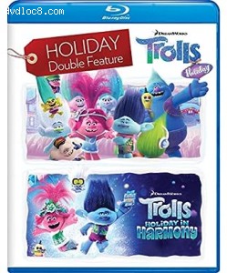 Trolls Holiday Double Feature (Trolls: Holiday / Trolls: Holiday in Harmony) [Blu-Ray] Cover