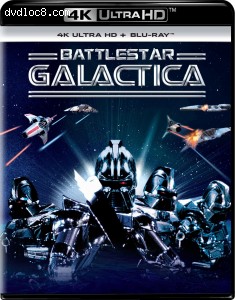 Cover Image for 'Battlestar Galactica (45th Anniversary Edition) [4K Ultra HD + Blu-ray]'