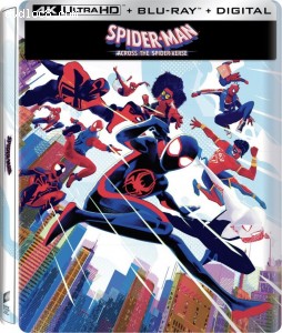 Spider-Man: Across the Spider-Verse (Best Buy Exclusive SteelBook) [4K Ultra HD + Blu-ray + Digital] Cover