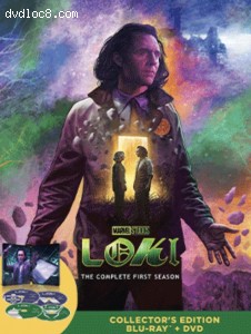 Loki: The Complete First Season (Disney Movie Club Exclusive SteelBook) [Blu-ray + DVD] Cover