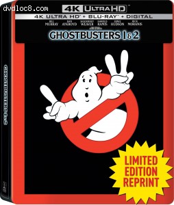 Ghostbusters and Ghostbusters II (35th Anniversary - Limited Edition Reprint SteelBook) [4K Ultra HD + Blu-ray + Digital] Cover
