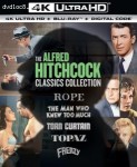 Cover Image for 'The Alfred Hitchcock Classics Collection [4K Ultra HD + Blu-ray + Digital]'