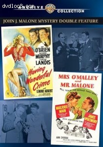 John J. Malone Mystery Double Feature (Having Wonderful Crime / Mrs. O'Malley and Mr. Malone) Cover