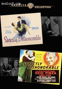 Strictly Dishonorable Double Feature (1931 &amp; 1951 Versions) Cover