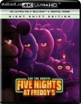 Cover Image for 'Five Nights At Freddy's (Night Shift Edition) [4K Ultra HD + Blu-ray + Digital HD]'