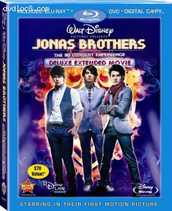 Jonas Brothers: The 3D Concert Experience [Blu-ray + DVD + Digital HD + Anaglyph 3D] Cover
