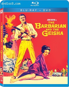 Barbarian and the Geisha, The [Blu-Ray + DVD] Cover