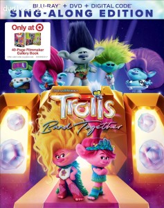 Trolls Band Together (Target Exclusive Sing-Along Edition) [Blu-ray + DVD + Digital] Cover