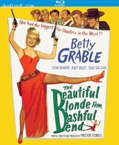 Beautiful Blonde from Bashful Bend, The [Blu-Ray] Cover