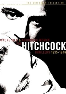 Wrong Men &amp; Notorious Women: 5 Hitchcock Thrillers (1935-1946) (The Criterion Collection) Cover