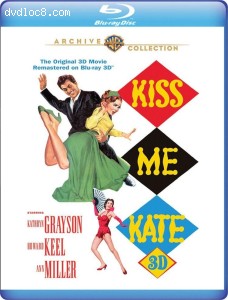 Kiss Me Kate 3D (Warner Archive Collection) [3D Blu-Ray + Blu-Ray] Cover