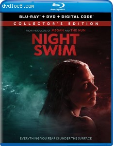 Cover Image for 'Night Swim (Collector's Edition) [Blu-ray + DVD + Digital HD]'
