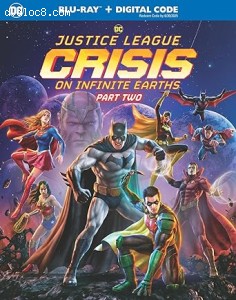 Justice League: Crisis on Infinite Earths - Part Two [Blu-Ray + Digital] Cover