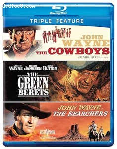 Cowboys, The / The Green Berets / The Searchers (Triple Feature) [Blu-Ray] Cover