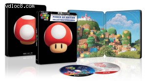 Super Mario Bros. Movie, The (Walmart Exclusive SteelBook Power Up Edition) [4K Ultra HD + Blu-ray + Digital] Cover