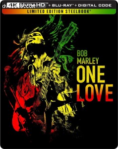 Bob Marley: One Love (Limited Edition SteelBook) [4K Ultra HD + Blu-ray + Digital] Cover