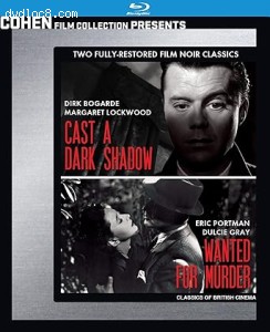 Cast a Dark Shadow / Wanted for Murder [Blu-Ray] Cover