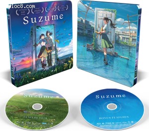 Suzume (Wal-Mart Exclusive SteelBook) [Blu-ray + DVD] Cover