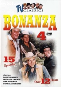 Bonanza (4-DVD Set - 15 Episodes) Cover