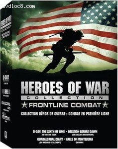 Heroes of War Collection: Frontline Combat (D-Day the Sixth of June / Decision Before Dawn / Guadalcanal Diary / Halls of Montezuma) Cover