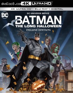 Batman: The Long Halloween (Deluxe Edition) [4K Ultra HD + Blu-Ray + Digital] Cover