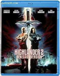 Highlander 2: Renegade Version [Blu-Ray] Cover