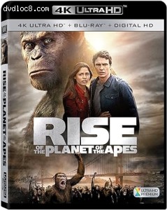 Rise of the Planet of the Apes [4K Ultra HD + Blu-Ray + Digital] Cover