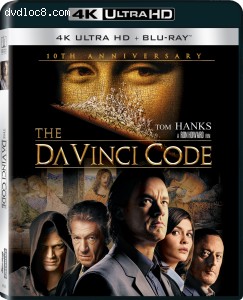 Da Vinci Code, The (10th Anniversary Edition) [4K Ultra HD + Blu-Ray] Cover