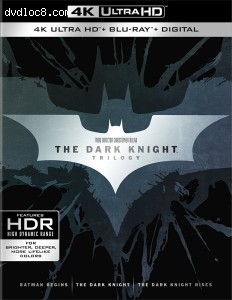 Dark Knight Trilogy, The [4K Ultra HD + Blu-Ray + Digital] Cover