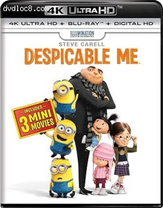 Despicable Me [4K Ultra HD + Blu-Ray + Digital] Cover