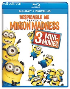 Despicable Me Presents: Minion Madness [Blu-Ray + Digital] Cover