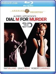 Dial M For Murder 3D (Warner Archive Collection) [Blu-Ray 3D + Blu-Ray] Cover