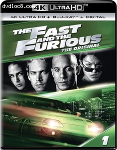 Fast and the Furious, The [4K Ultra HD + Blu-Ray + Digital] Cover