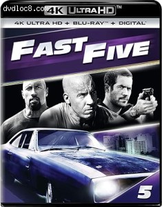 Fast Five [4K Ultra HD + Blu-Ray + Digital] Cover