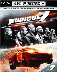 Furious 7 [4K Ultra HD + Blu-Ray + Digital] Cover