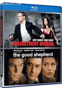 Adjustment Bureau, The / The Good Shepherd (Double Feature) [Blu-Ray] Cover