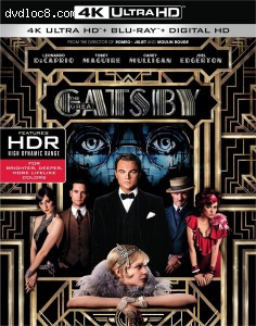 Great Gatsby, The [4K Ultra HD + Blu-Ray + Digital] Cover