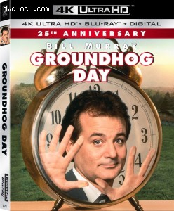 Groundhog Day (25th Anniversary Edition) [4K Ultra HD + Blu-Ray + Digital] Cover