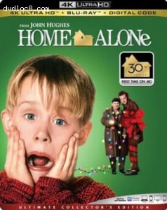 Home Alone (30th Anniversary Edition) [4K Ultra HD + Blu-Ray + Digital] Cover