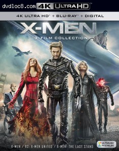 X-Men: 3-Film Collection [4K Ultra HD + Blu-Ray + Digital] Cover