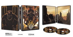 Black Panther (Wal-Mart Exclusive SteelBook / Mondo X Series #42) [4K Ultra HD + Blu-ray + Digital 4K] Cover
