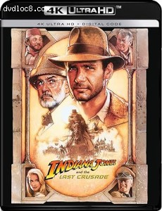 Indiana Jones and the Last Crusade [4K Ultra HD + Digital] Cover