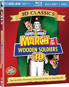 March Of The Wooden Soldiers 3D [Blu-Ray 3D + Blu-Ray + DVD] Cover