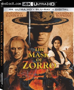 Mask of Zorro, The [4K Ultra HD + Blu-Ray + Digital] Cover