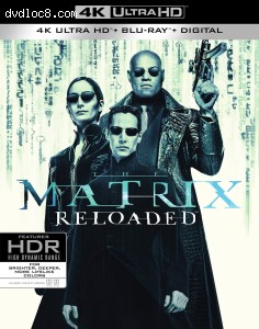 Matrix Reloaded, The [4K Ultra HD + Blu-Ray + Digital] Cover