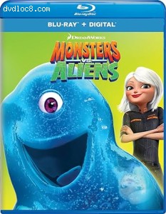 Monsters vs. Aliens [Blu-Ray + Digital] Cover