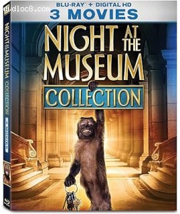 Night at the Museum 3-Movie Collection [Blu-Ray + Digital] Cover