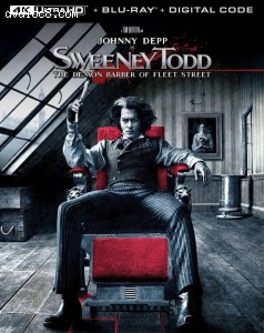 Sweeney Todd: The Demon Barber of Fleet Street (4K Ultra HD + Blu-ray + Digital HD) Cover